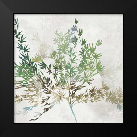 Olive Branch Black Modern Wood Framed Art Print by Jensen, Asia