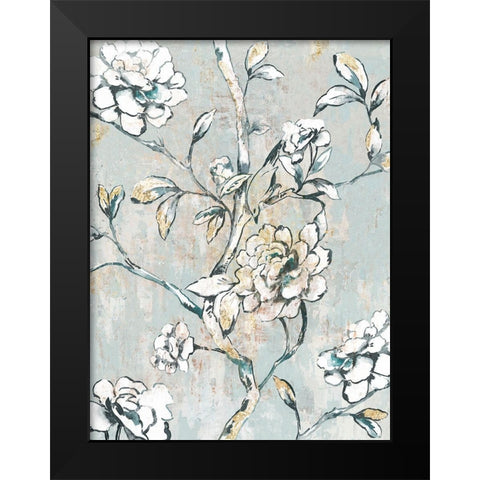 Bold White Black Modern Wood Framed Art Print by Jensen, Asia