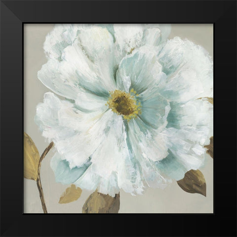 White Bud II Black Modern Wood Framed Art Print by Jensen, Asia