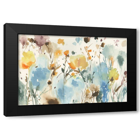 By the Garden Black Modern Wood Framed Art Print by Jensen, Asia