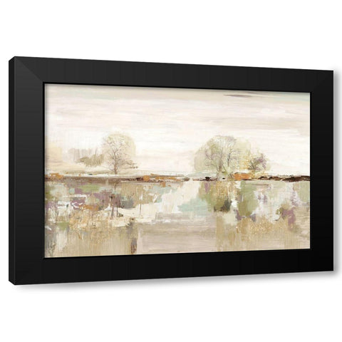 Far Away Place Black Modern Wood Framed Art Print with Double Matting by Jensen, Asia