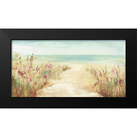 By The Beach  Black Modern Wood Framed Art Print by Jensen, Asia