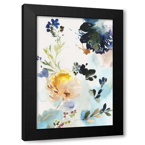 Adagio II Black Modern Wood Framed Art Print with Double Matting by Jensen, Asia