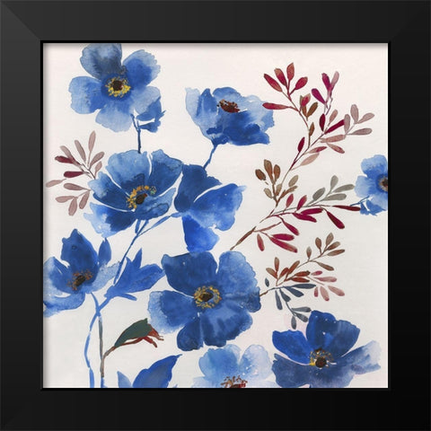 Dutch Blossom Black Modern Wood Framed Art Print by Jensen, Asia