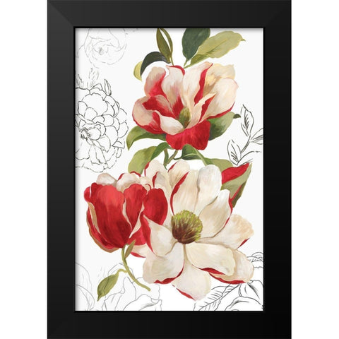 Florecer III Black Modern Wood Framed Art Print by Jensen, Asia