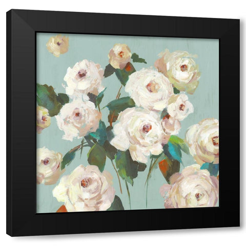 La Rosa  Black Modern Wood Framed Art Print by Jensen, Asia