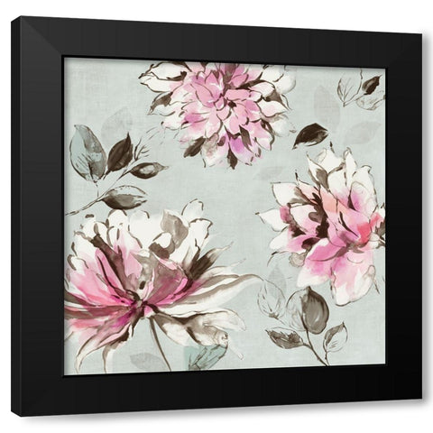 Botanics I  Black Modern Wood Framed Art Print with Double Matting by Jensen, Asia