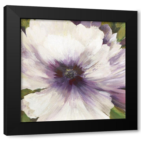 Violet Orchid I  Black Modern Wood Framed Art Print by Jensen, Asia