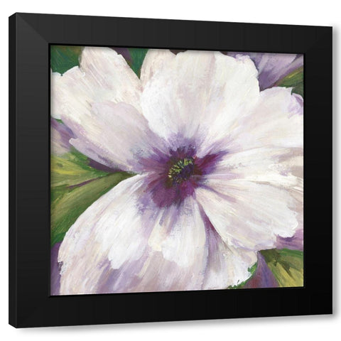 Violet Orchid II  Black Modern Wood Framed Art Print with Double Matting by Jensen, Asia