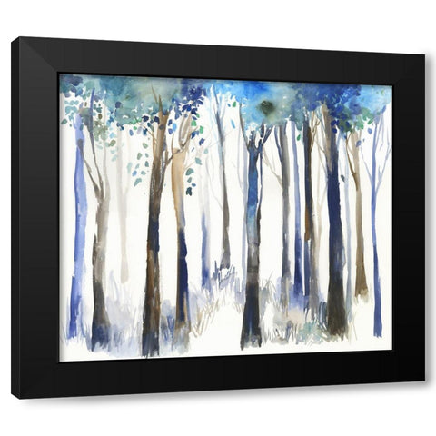 Intro  Black Modern Wood Framed Art Print by Jensen, Asia