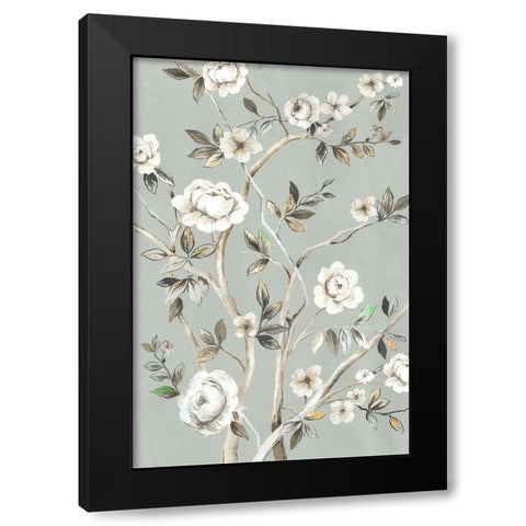 A Flower For You I Black Modern Wood Framed Art Print with Double Matting by Jensen, Asia