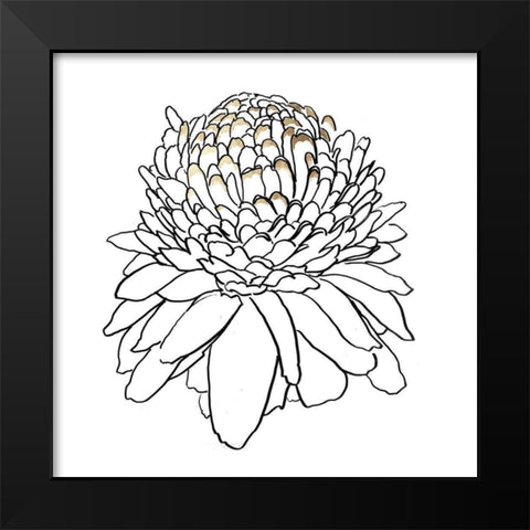 To the Dandelion I Black Modern Wood Framed Art Print by Jensen, Asia