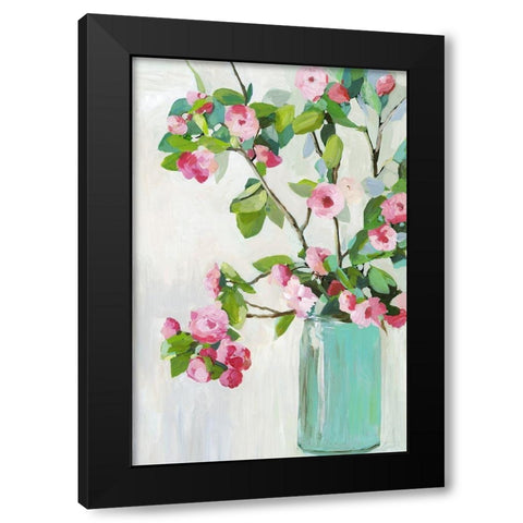 For Her Black Modern Wood Framed Art Print by Jensen, Asia