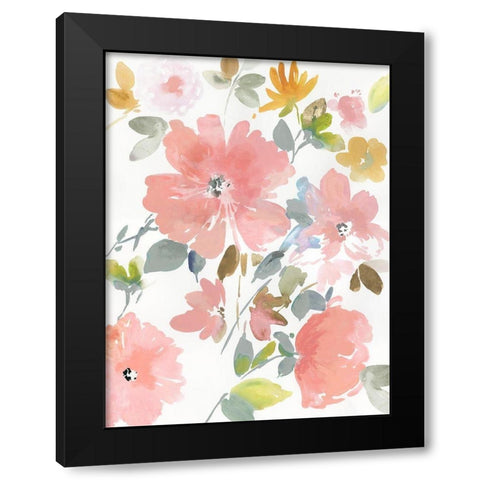 Soft Enamoring Black Modern Wood Framed Art Print by Jensen, Asia