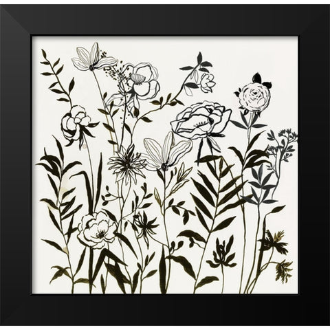 Joyful I  Black Modern Wood Framed Art Print by Jensen, Asia