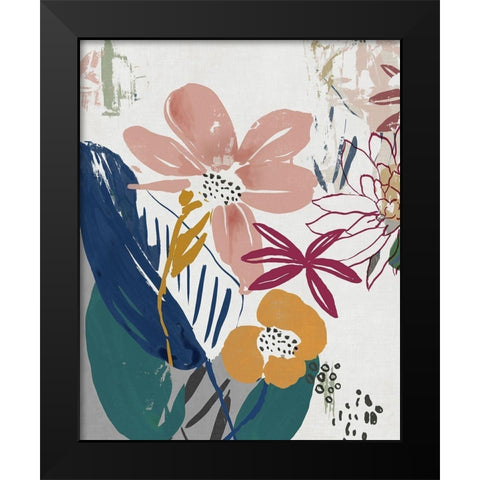 Smile of the Summer Black Modern Wood Framed Art Print by Jensen, Asia