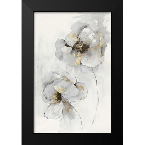 Silver Finesse I Black Modern Wood Framed Art Print by Jensen, Asia
