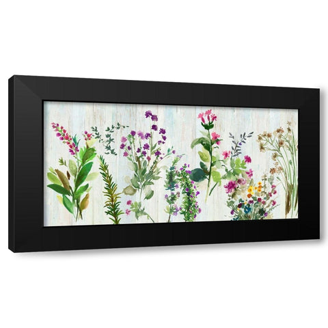 Forest Treasure Black Modern Wood Framed Art Print with Double Matting by Jensen, Asia