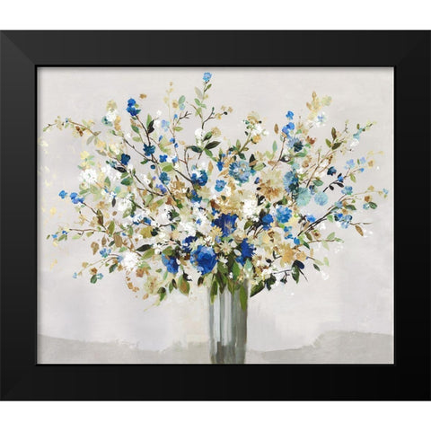 From the Spring Garden Black Modern Wood Framed Art Print by Jensen, Asia