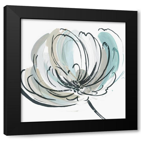 May Poem II Black Modern Wood Framed Art Print by Jensen, Asia