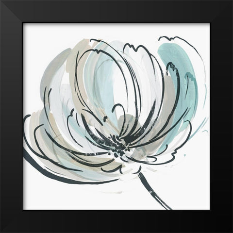 May Poem II Black Modern Wood Framed Art Print by Jensen, Asia