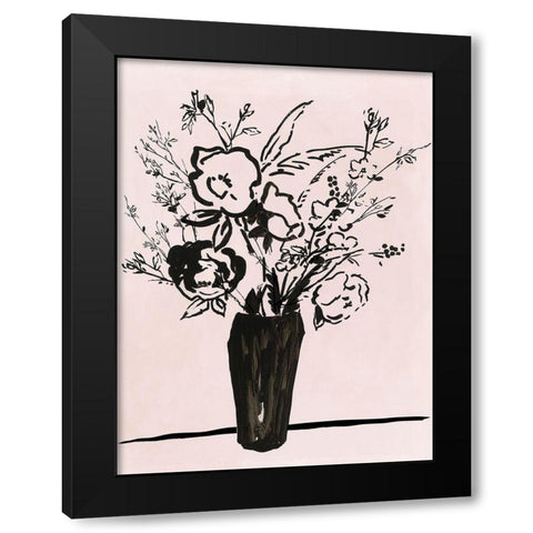 Morning Sketch Black Modern Wood Framed Art Print by Jensen, Asia