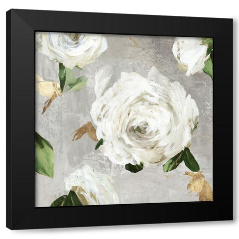 Garden Memories II Black Modern Wood Framed Art Print with Double Matting by Jensen, Asia