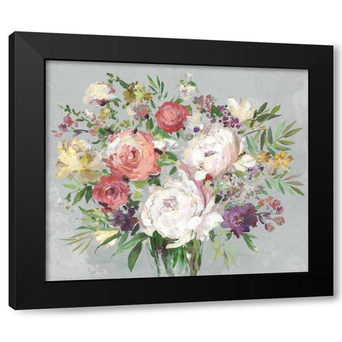 Gray Garden  Black Modern Wood Framed Art Print by Jensen, Asia