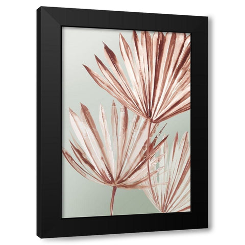 Grasses Palms I  Black Modern Wood Framed Art Print by Jensen, Asia