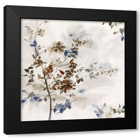Summer Branches  Black Modern Wood Framed Art Print with Double Matting by Jensen, Asia