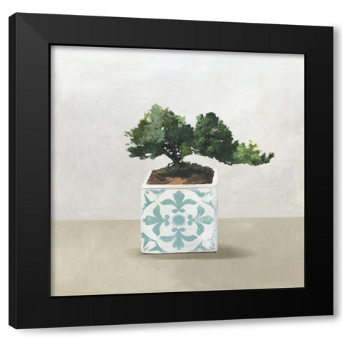 Bonsai Tree II Black Modern Wood Framed Art Print by Jensen, Asia