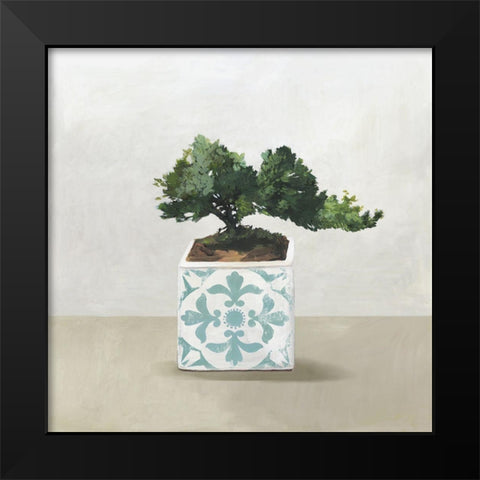 Bonsai Tree II Black Modern Wood Framed Art Print by Jensen, Asia