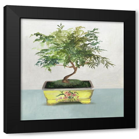 Bonsai Tree IV Black Modern Wood Framed Art Print with Double Matting by Jensen, Asia