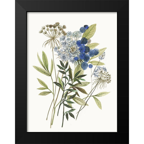 Botana II Black Modern Wood Framed Art Print by Jensen, Asia