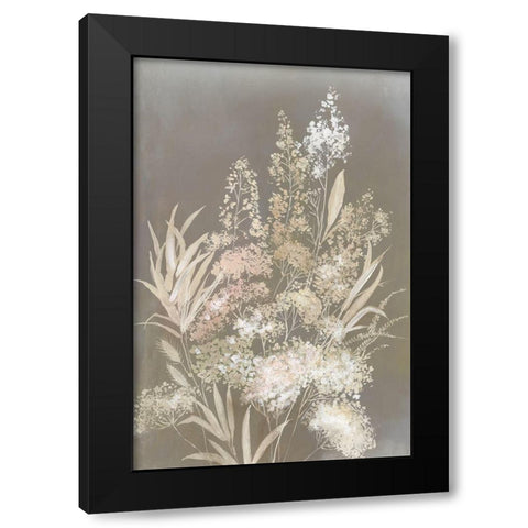 Delicate Bunch I  Black Modern Wood Framed Art Print with Double Matting by Jensen, Asia