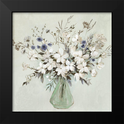 Field Bouqet  Black Modern Wood Framed Art Print by Jensen, Asia