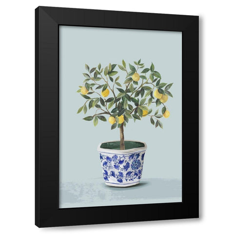 Lemon Tree  Black Modern Wood Framed Art Print by Jensen, Asia