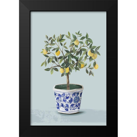 Lemon Tree  Black Modern Wood Framed Art Print by Jensen, Asia