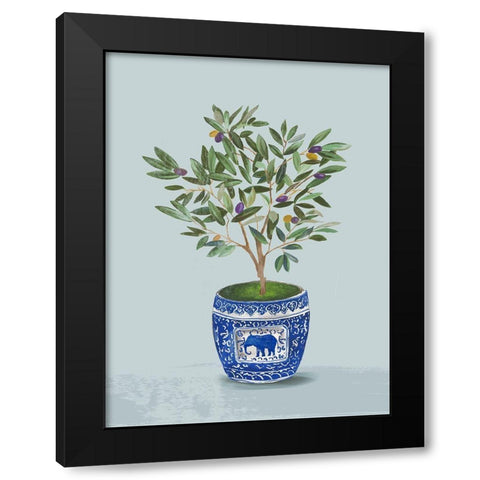 Olive Tree  Black Modern Wood Framed Art Print by Jensen, Asia