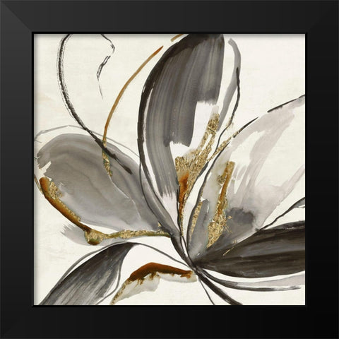 Grey Glory II Black Modern Wood Framed Art Print by Jensen, Asia