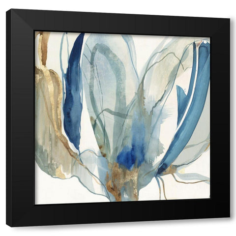 Refined I  Black Modern Wood Framed Art Print with Double Matting by Jensen, Asia