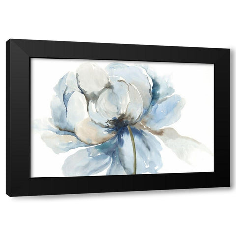 Blue Blub Flower  Black Modern Wood Framed Art Print by Jensen, Asia