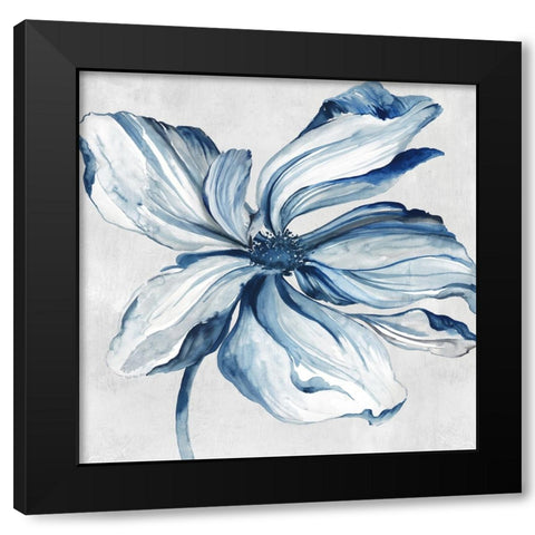 Botanical Teal I Black Modern Wood Framed Art Print by Jensen, Asia