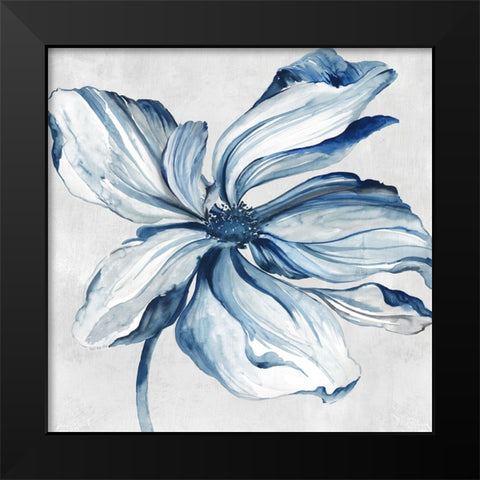 Botanical Teal I Black Modern Wood Framed Art Print by Jensen, Asia