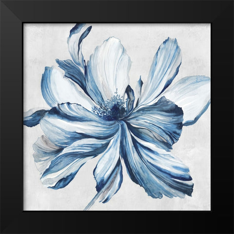Botanical Teal II Black Modern Wood Framed Art Print by Jensen, Asia