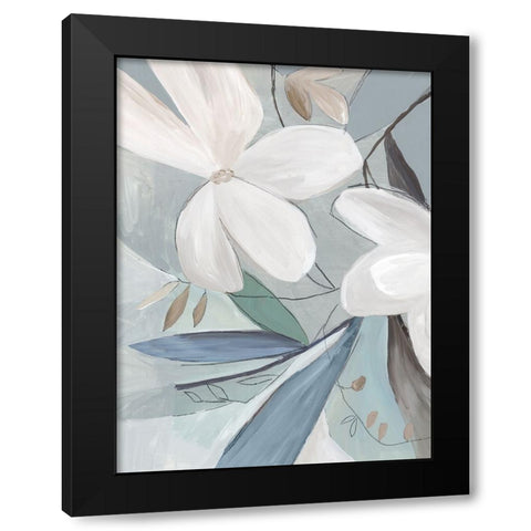 Bluebell Bouquet Bliss II Black Modern Wood Framed Art Print by Jensen, Asia
