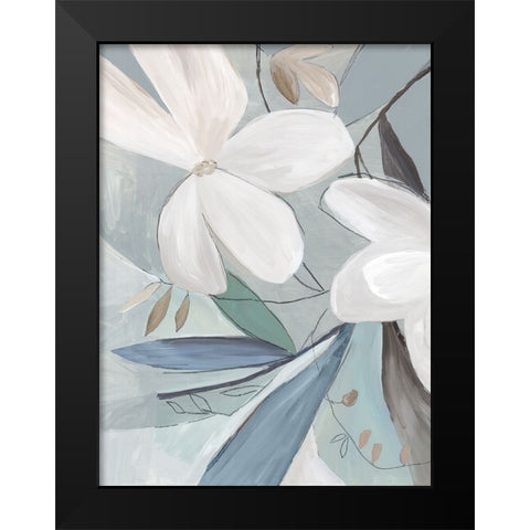 Bluebell Bouquet Bliss II Black Modern Wood Framed Art Print by Jensen, Asia