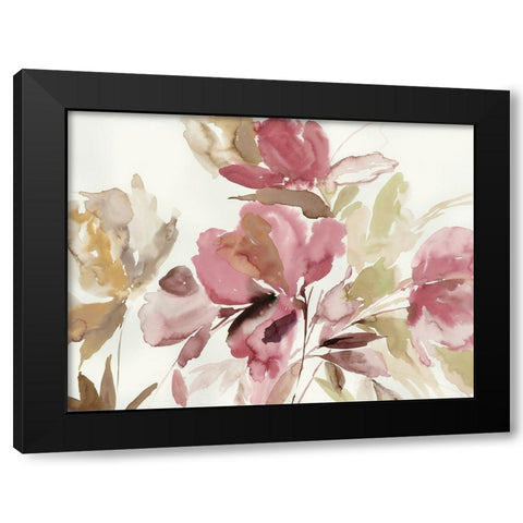 Summer Garden Delight Black Modern Wood Framed Art Print by Jensen, Asia