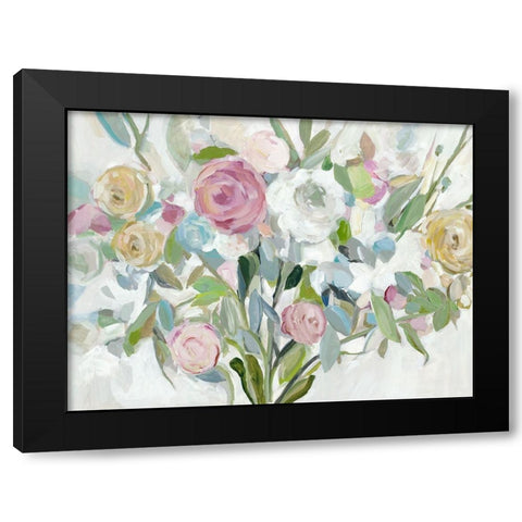 Blooming Summer Oasis Black Modern Wood Framed Art Print with Double Matting by Jensen, Asia