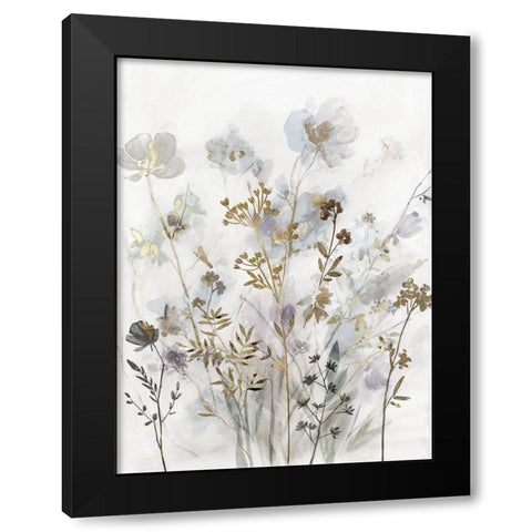 Delicate Foliage I Black Modern Wood Framed Art Print by Jensen, Asia